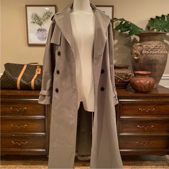 Tory Burch Classic Double Breasted Trench Coat Size 4 - Picture 4 of 16